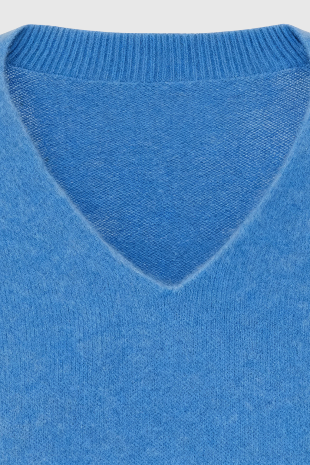Charlotte | Blue V-Neck Women's Sweater