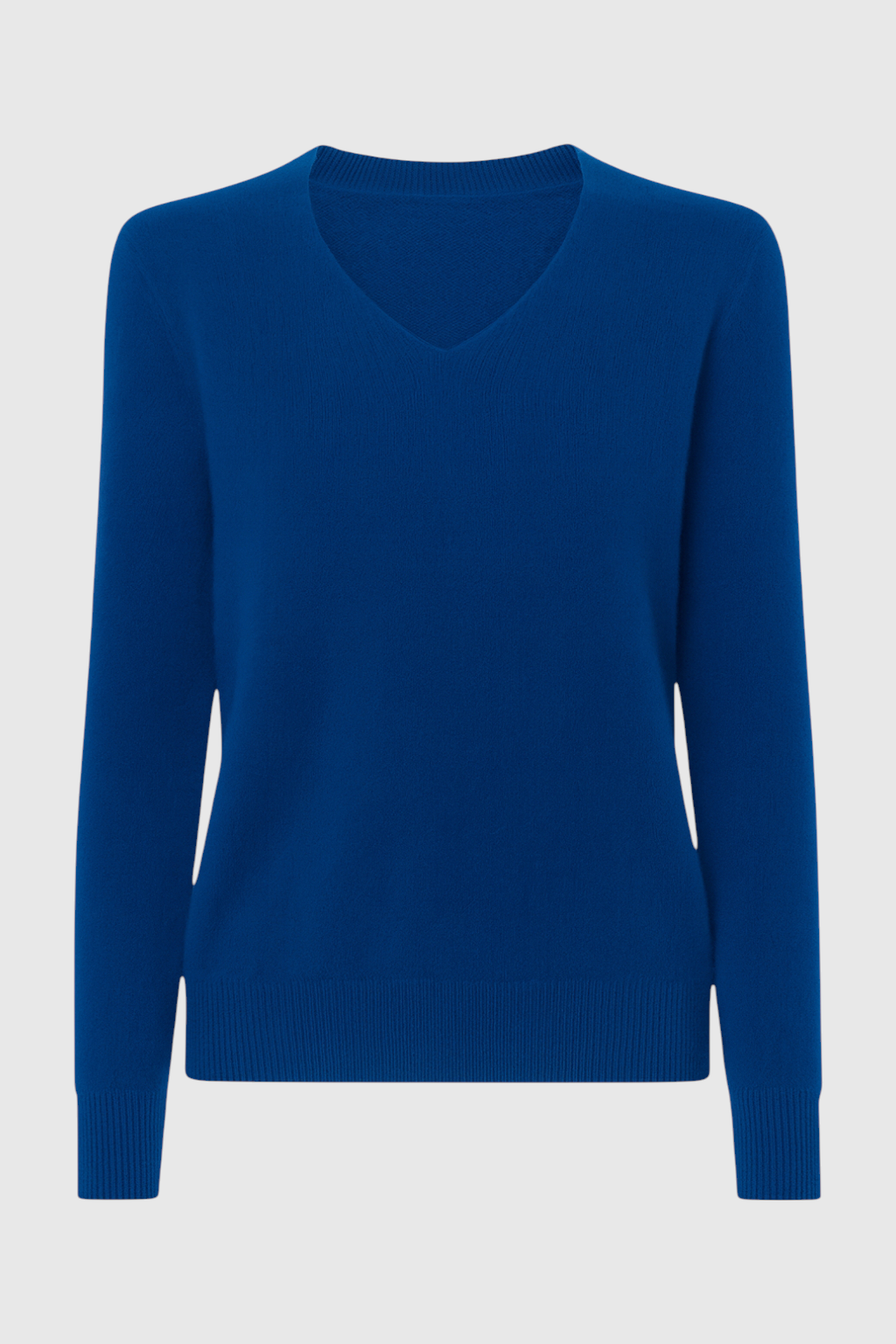 Vivienne | Dark Blue V-Neck Sweater