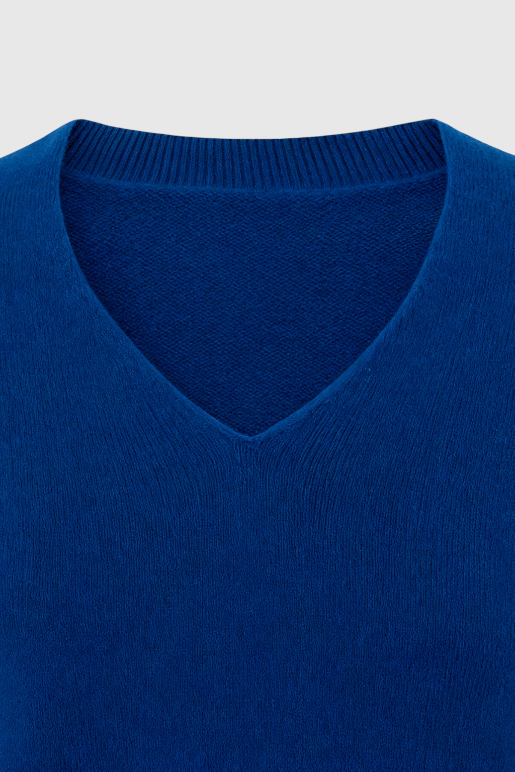 Vivienne | Dark Blue V-Neck Sweater