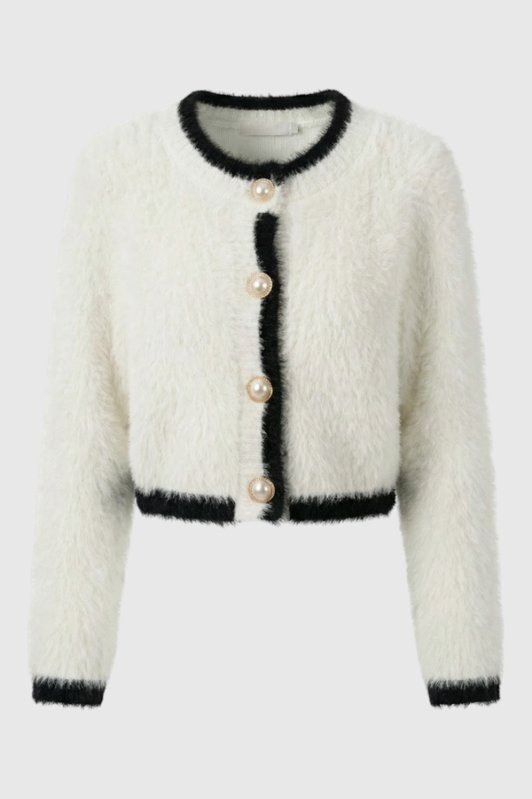 Hannah | Cropped Open-Front Cardigan Sweater