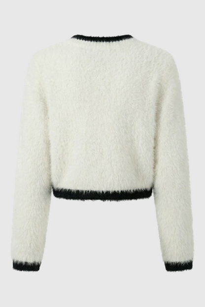 Hannah | Cropped Open-Front Cardigan Sweater
