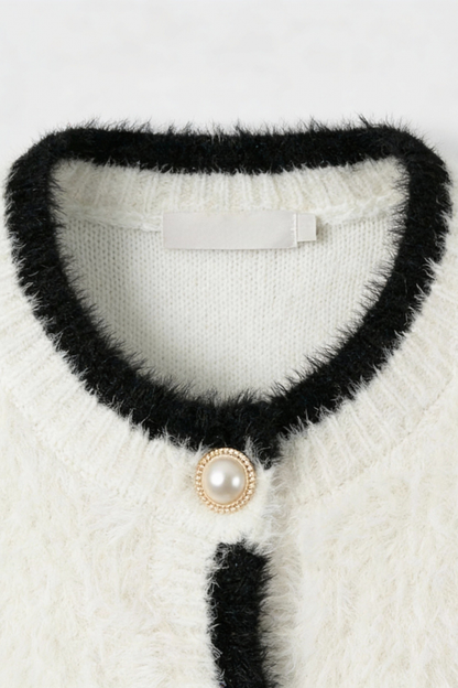 Hannah | Cropped Open-Front Cardigan Sweater