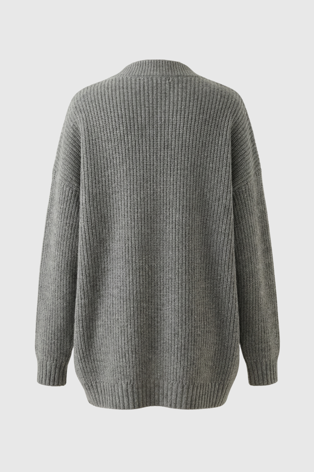 Clara | Oversized Long Cardigan with Ribbed Details