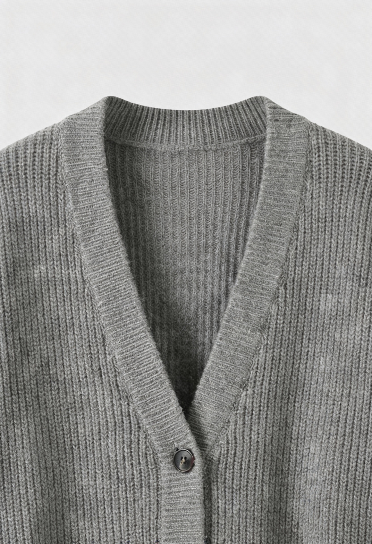 Clara | Oversized Long Cardigan with Ribbed Details
