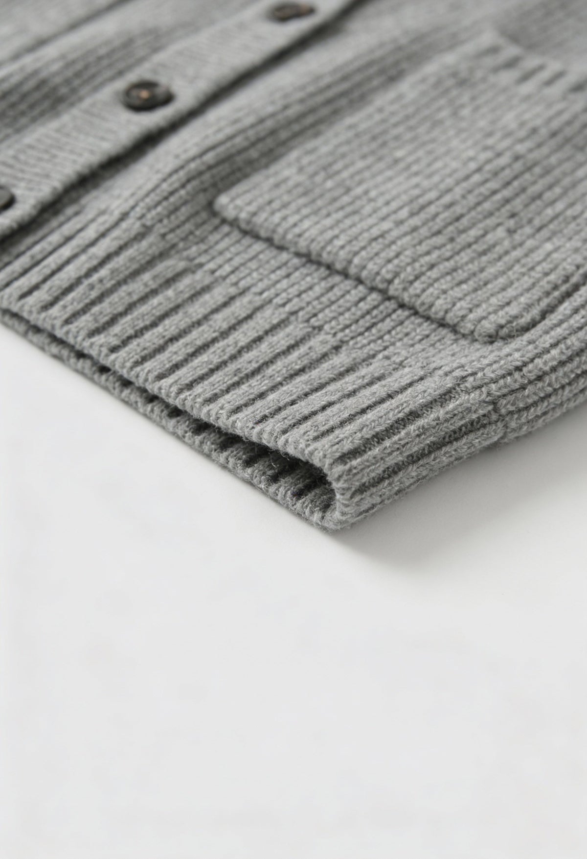 Clara | Oversized Long Cardigan with Ribbed Details