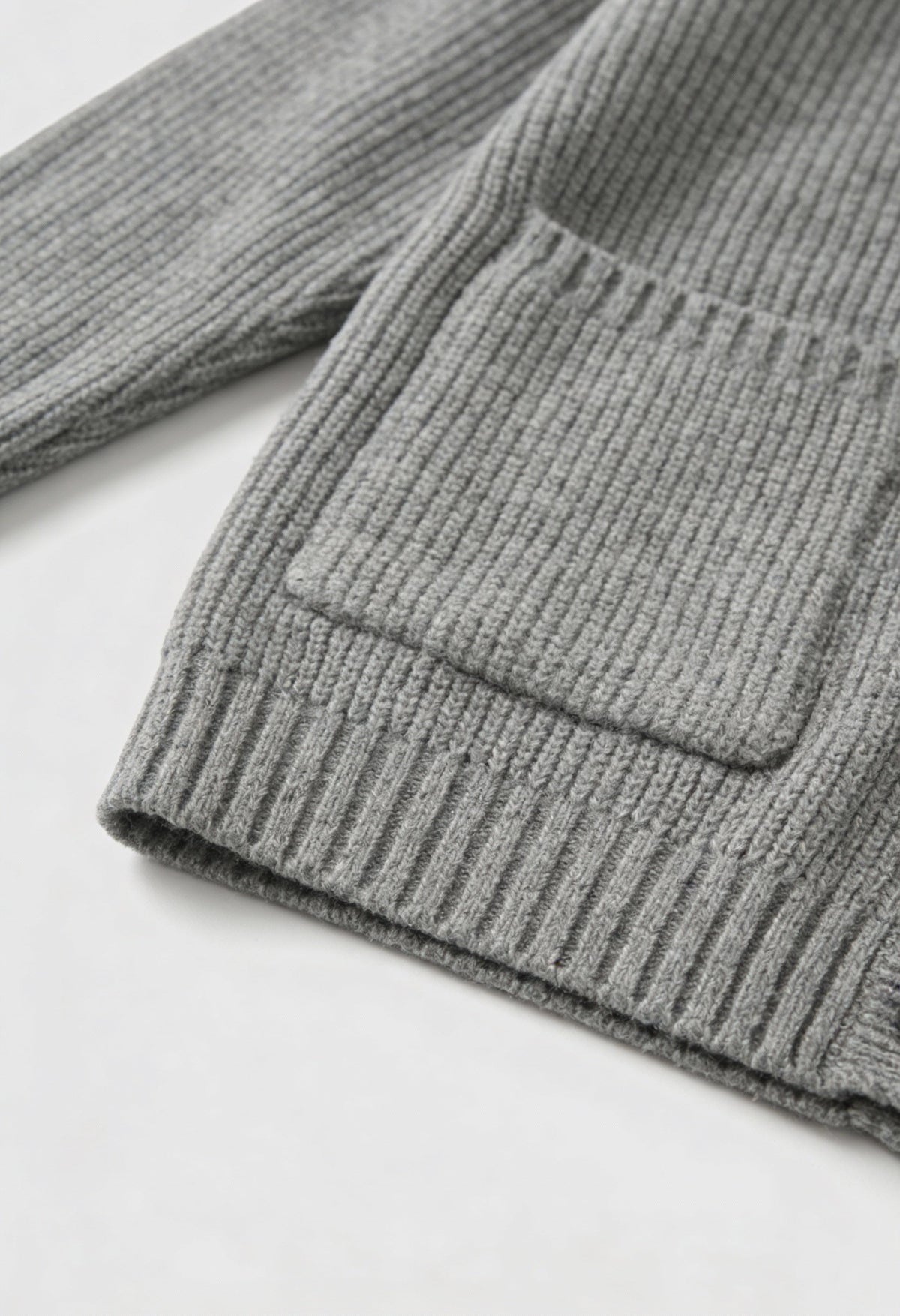 Clara | Oversized Long Cardigan with Ribbed Details