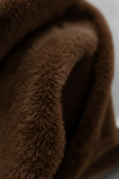 Rosalie | Brown Turtleneck with Slim Fit