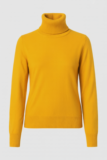 Ingrid | Slim Fit Grey Turtleneck Sweater
