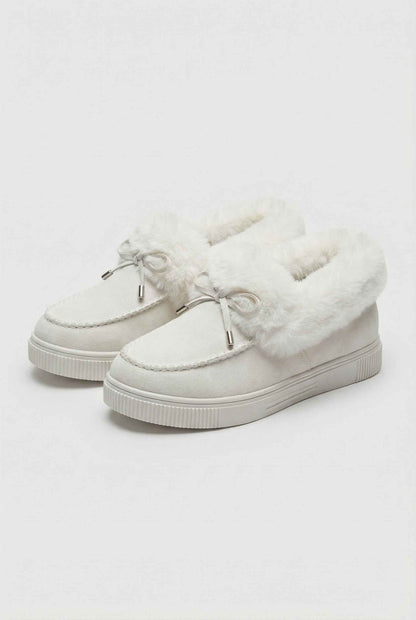 Evie | Insulated white winter boots