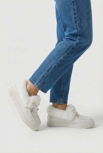 Evie | Insulated white winter boots