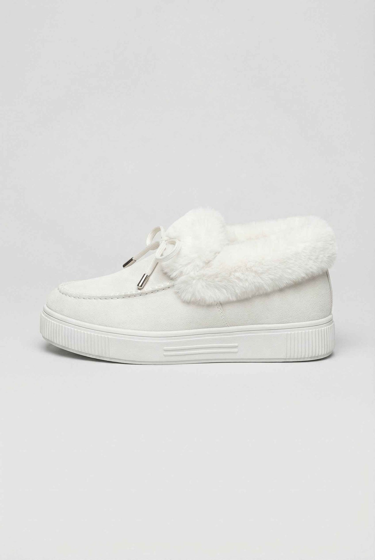 Evie | Insulated white winter boots