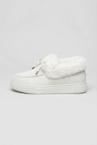 Evie | Insulated white winter boots