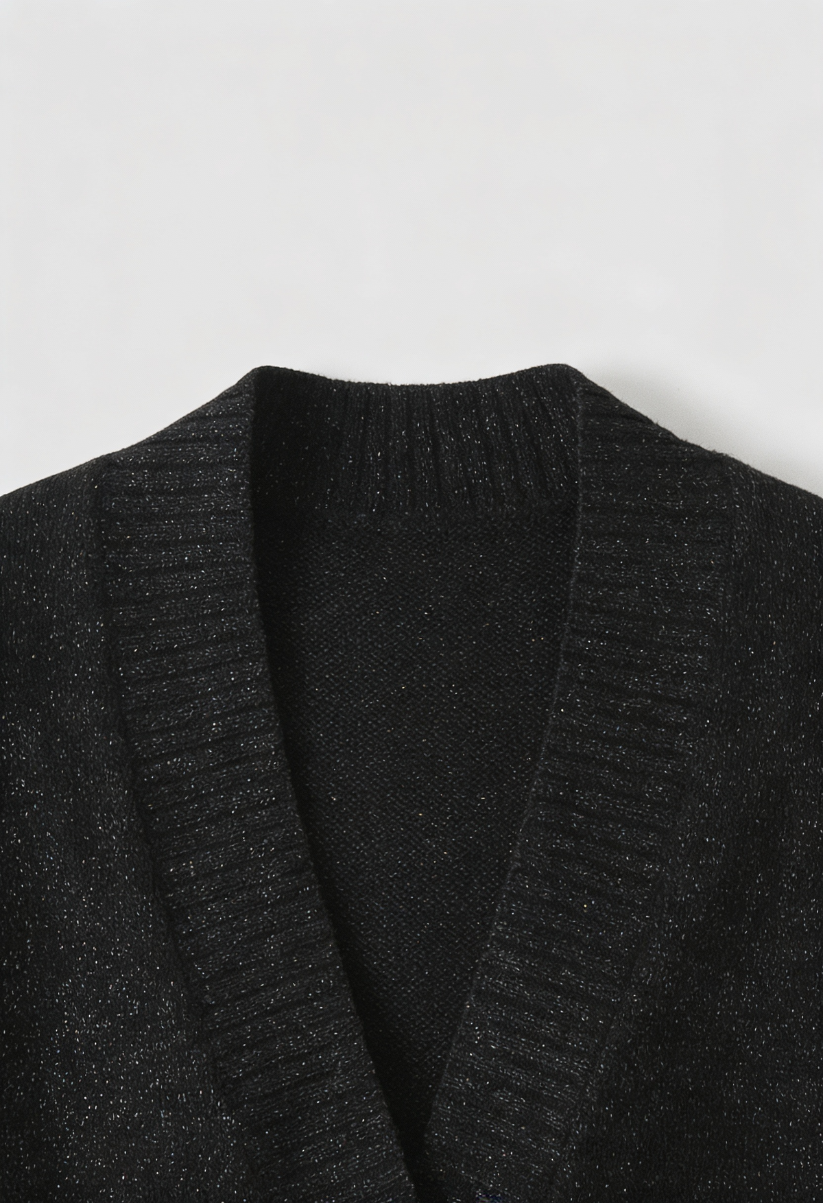 Mia | Soft Black Open-Front Cardigan Sweater