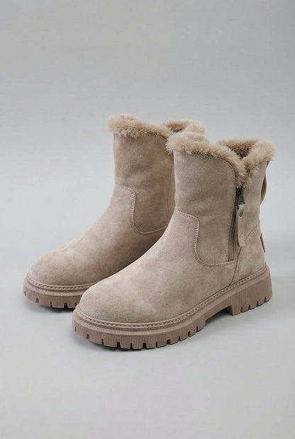 Willow | Apricot waterproof winter boots