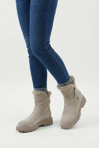 Willow | Apricot waterproof winter boots