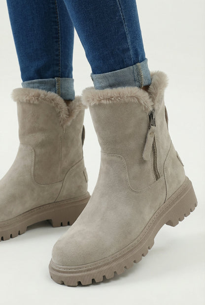 Willow | Apricot waterproof winter boots