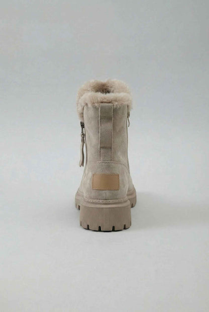 Willow | Apricot waterproof winter boots