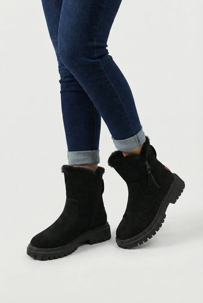 Pippa | Black waterproof winter boots