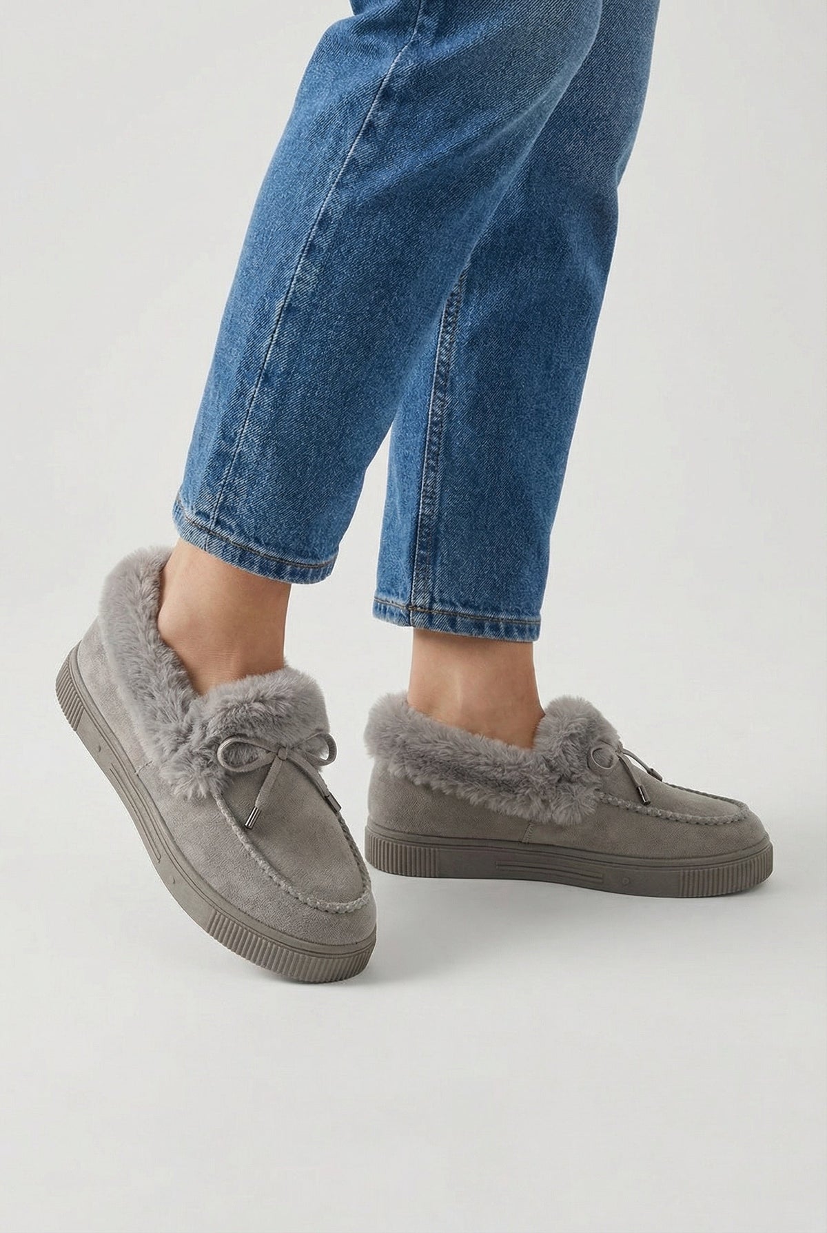 Sophie | Gray cold-weather boots