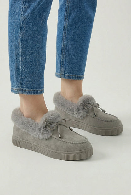 Sophie | Gray cold-weather boots
