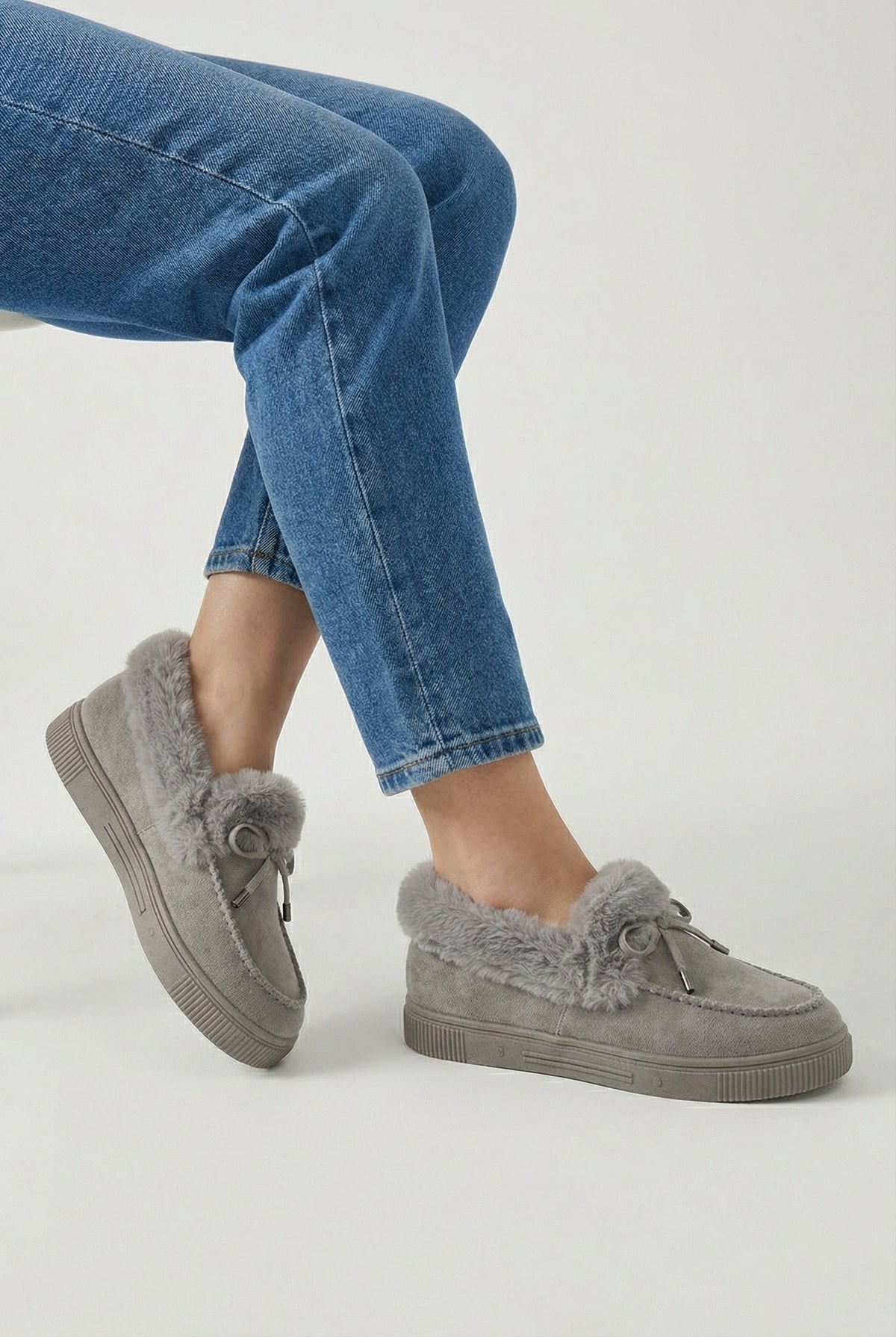 Sophie | Gray cold-weather boots