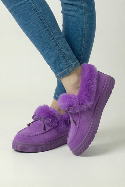 Violet | Stylish purple winter boots