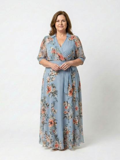 Elowen | Wrap Maxi Dress