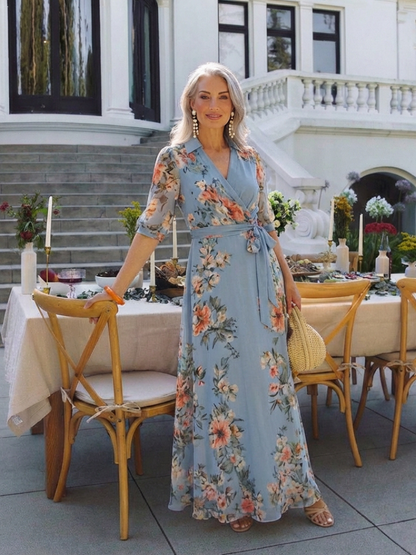 Elowen | Wrap Maxi Dress