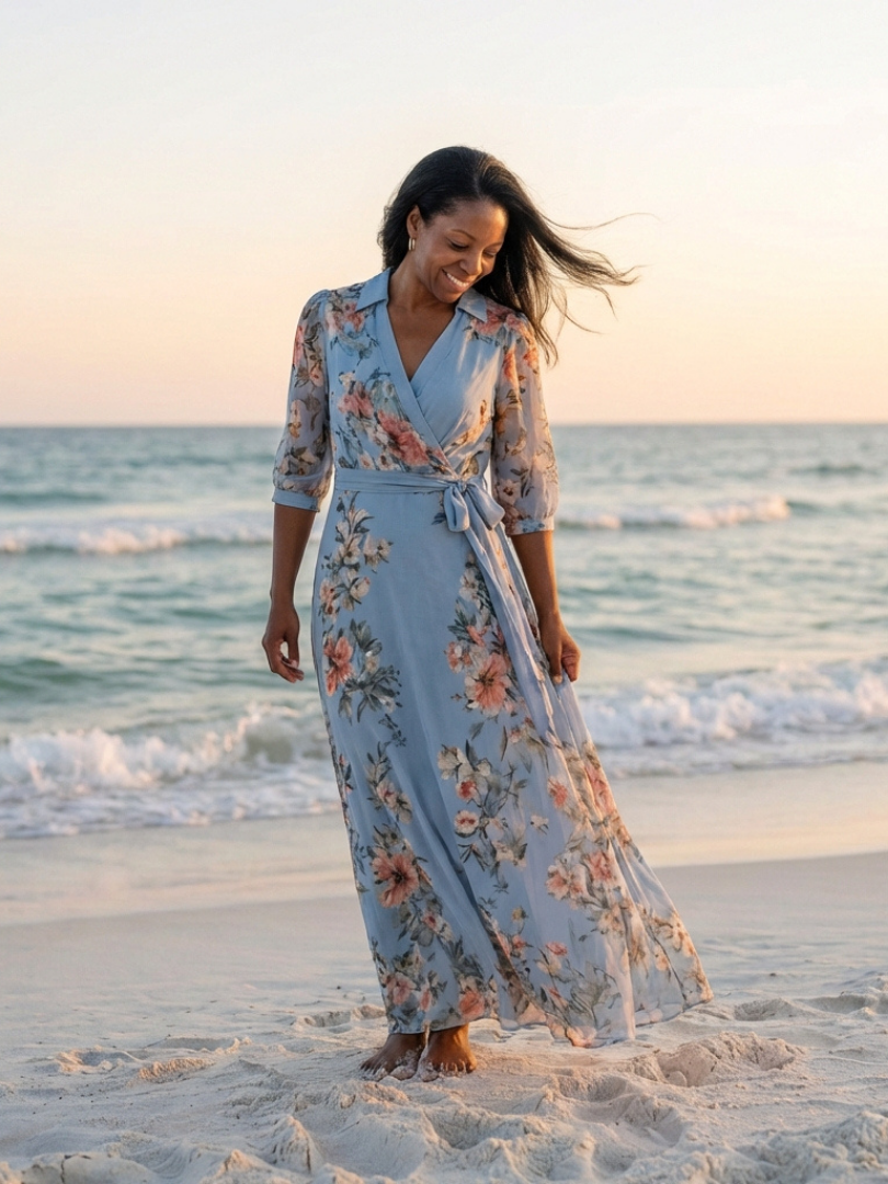 Elowen | Wrap Maxi Dress
